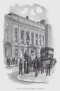 City Club, Old Broad Street door William Luker