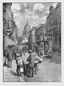 Fleet Street, met uitzicht op St Paul