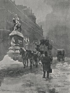 Holborn Circus - Een winterochtend