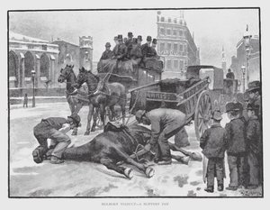 Holborn Viaduct, een gladde dag