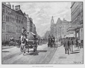 New Bridge Street, Blackfriars door William Luker