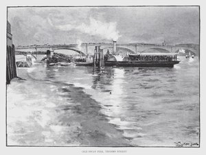 Old Swan Pier, Thames Street door William Luker