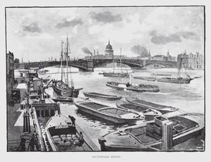 Southwark Bridge door William Luker
