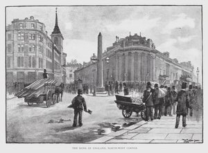 De Bank of England, Noordwestelijke Hoek door William Luker