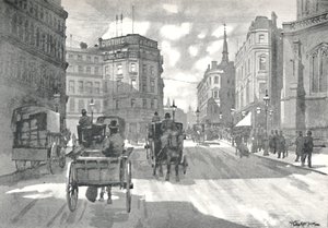 The Mansion House Station, District Railway Queen Victoria Street, 1891 door William Luker
