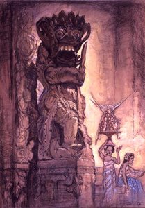 Bali door William M. Timlin