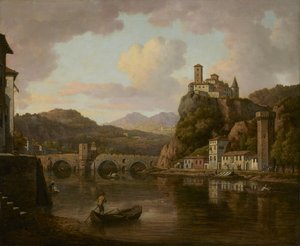 Kasteel aan de Rhône, Frankrijk