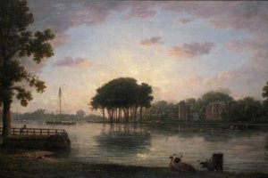 Orleans House, Twickenham, Middlesex, ca. 1800 door William Marlow