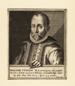 Portret van William Perkins, Engelse geestelijke en Cambridge theoloog