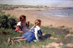 Uitkijkend naar zee door William Marshall Brown