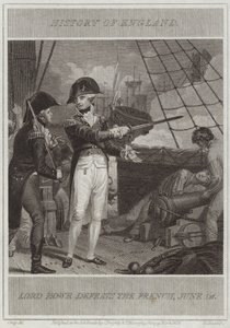 Lord Howe verslaat de Fransen