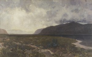 Loch Maree vanaf Grudie Bridge, c.1905 door William Matthew Hale