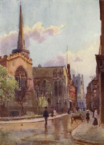 Marktstraat en Heilige Drievuldigheidskerk door William Matthison