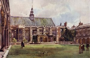 De Hal van Trinity College vanaf Neviles Hof