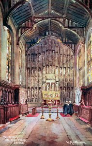 Het altaarstuk, All Souls Chapel, Oxford door William Matthison