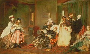 Thuis de terugkeer, 1866 door William Maw Egley