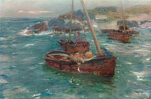 Een grondzwelling, Carradale, Argyll, ca. 1883