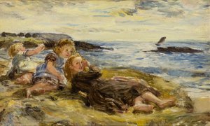 Kinderen aan de Kust, Machrihanish door William McTaggart