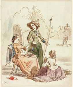 Dames bij het Boogschieten