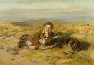 De Kleine Herder [voorheen gecatalogiseerd als Jongen en Hond] door William McTaggart