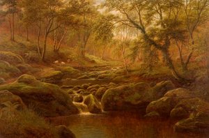 Oak Beck, Harrogate door William Mellor