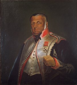 Kolonel James Skinner CB (1778-1841) 1e Regiment Lokale Ruiterij, c.1836 door William Melville