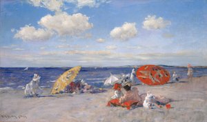 Aan Zee door William Merritt Chase