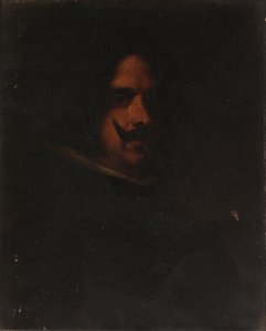 Hoofd van een man door William Merritt Chase