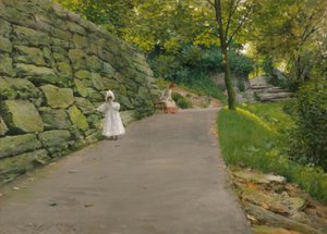 In het Park door William Merritt Chase