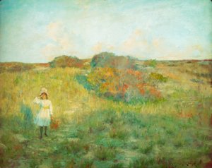 Zonsondergang in Shinnecock door William Merritt Chase