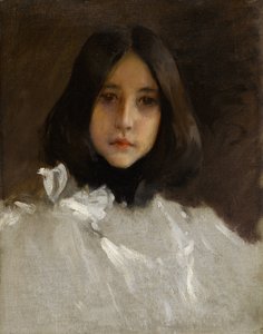 De dochter van de kunstenaar Alice, c.1899