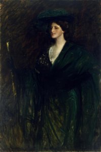 De smaragdgroene dame