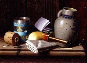 Stilleven met Three Castles Tabak