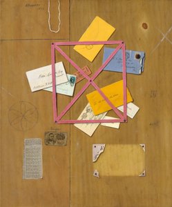 De Briefhouder van de Kunstenaar door William Michael Harnett