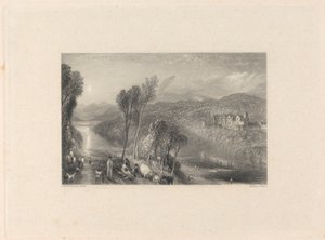Abbotsford vanaf de Noordelijke Oever van de Tweed