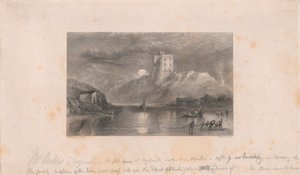 Norham Castle - Maanopkomst