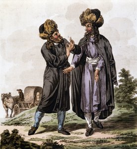 Poolse Joden, gravure uit het boek 
