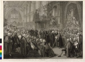 De Lord Mayor van Londen Nathaniel Newnham door William Miller