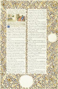 Kalligrafisch en verlucht manuscript, ca. 1871-1873