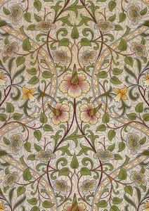 Decoratiestof door William Morris