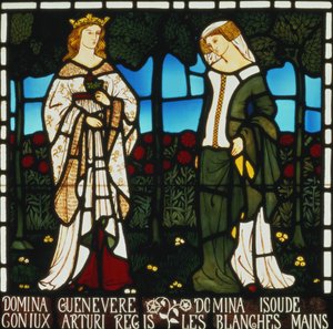 Koningin Guinevere en Isolde van de Witte Handen, uit 