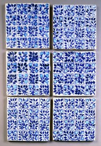 Zeven blauwe 