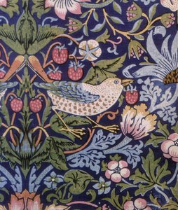 Strawberry Thief 1883: William Morris (1757-1827) Wandtapijt