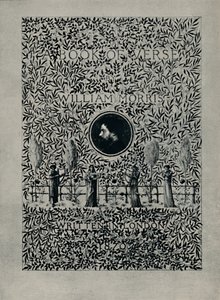 Titelpagina van A Book of Verse, door William Morris, 1870
