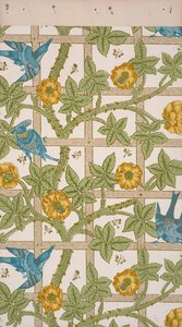 Trellis. Behang door William Morris