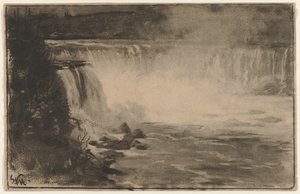 Niagara Falls door William Morris Hunt