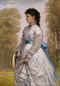 Portret van Agnes Elizabeth Claflin
