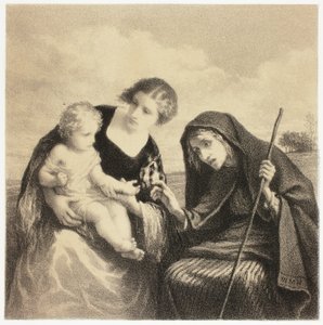 De Waarzegger door William Morris Hunt