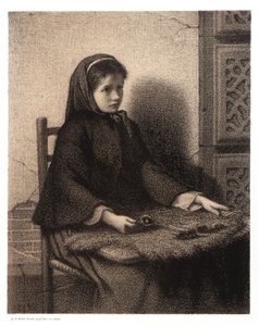 Meisje Violet door William Morris Hunt
