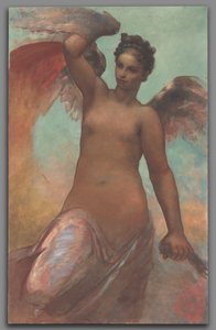 Gevleugelde Fortuna door William Morris Hunt